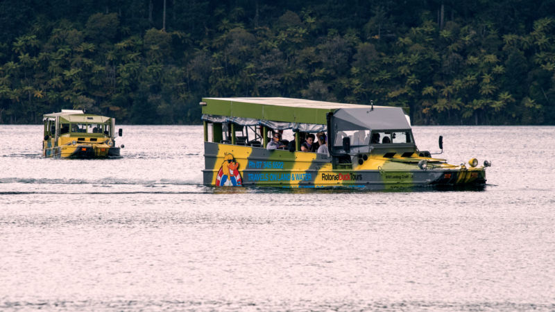 Ride in an authentic World War II amphibious 'Duck' while getting a fantastic introduction to Rotorua and it's unique history and attractions. 